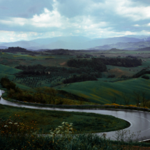 Une route en toscane